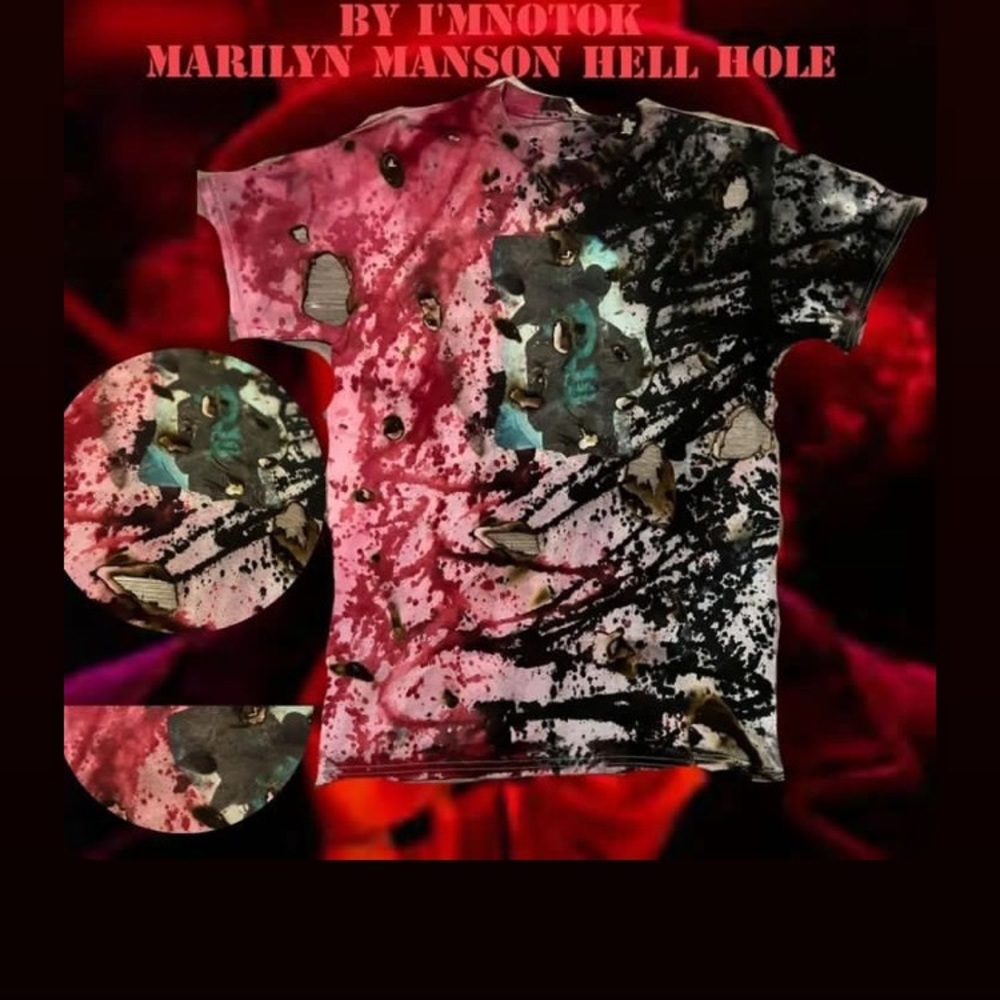 Custom Marilyn Manson shirt by Imnotok